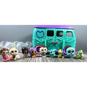 Squinkies Camper Van & 9 Squinkies